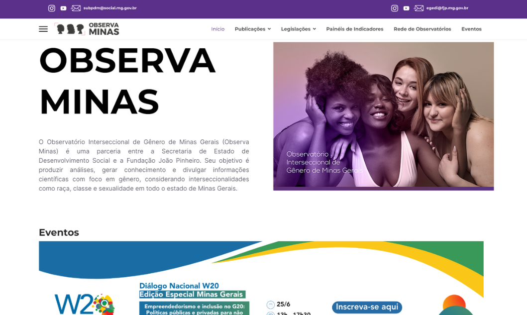 Governo lança observatório de gênero e inclusão social para mulheres